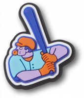 Przypinka Crocs Jibbitz Pin Do Butów Retro Baseball Player