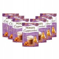 Mokate Cappucino smak Karmelizowana Gruszka 40g x 7szt