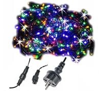 LAMPKI CHOINKOWE LED 500 GRUBY KABEL + Flash 40m