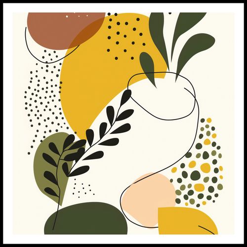 Plakat 70x70cm Botaniczne Impresje na Arena.pl
