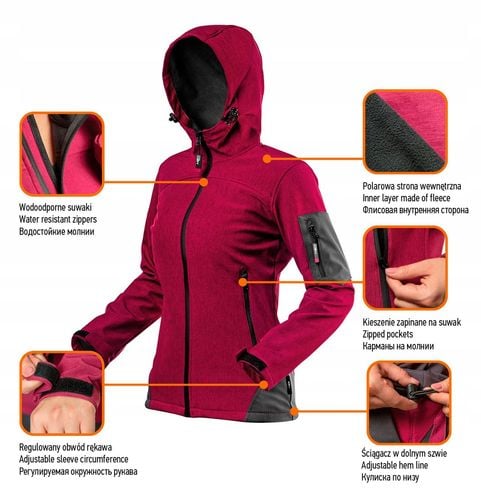 KURTKA SOFTSHELL DAMSKA NEO 80-550-XXL na Arena.pl