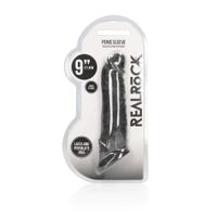 realistyczna przedłużka na penisa realrock tpe 20 cm