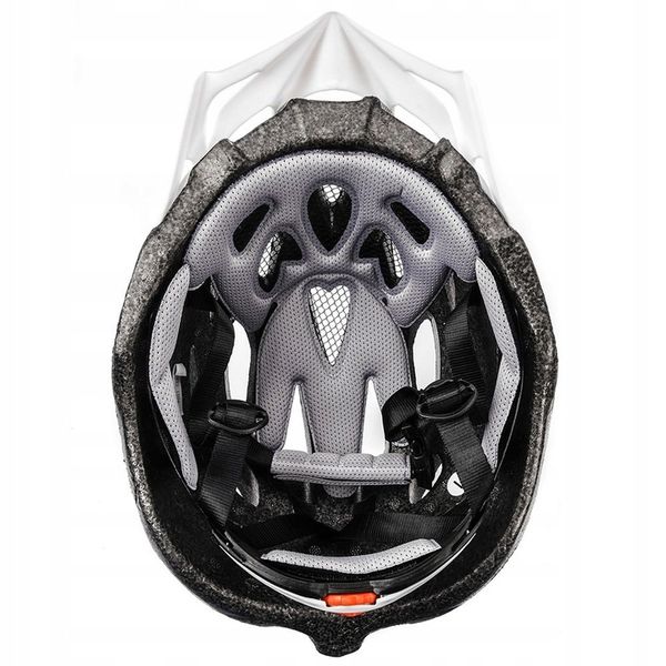 KASK ROWEROWY METEOR MV29 DRIZZLE M 55-58biały zdjęcie 5