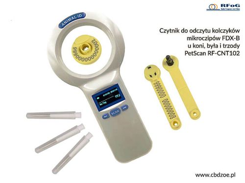 Czytnik mikrochipów PetScan RF-CNT102 FDX-B na Arena.pl