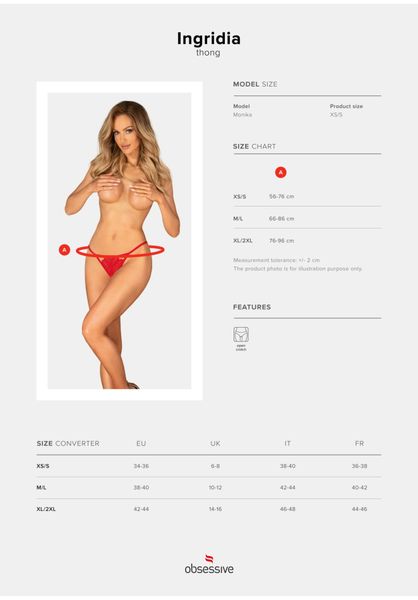 Ingridia Stringi Otwarte Xl/2Xl zdjęcie 7