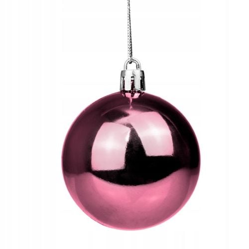 BOMBKI CHOINKOWE NIETŁUKĄCE 6/4/3CM ZESTAW OZDÓB CHOINKOWYCH 101 SZT RÓŻOWY na Arena.pl