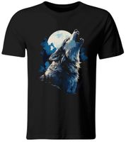 KOSZULKA WILK WYJĄCY DO KSIĘŻYCA, ROZ. XL