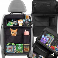 ORGANIZER SAMOCHODOWY NA FOTEL DO AUTA STOLIK OCHRANIACZ OSŁONA CZARNY