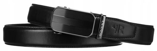 Pasek skórzany męski ROVICKY do spodni klamra automatyczna na prezent na Arena.pl