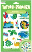 Tattoo Palooza. Tatuaże zmywalne. Dinozaury