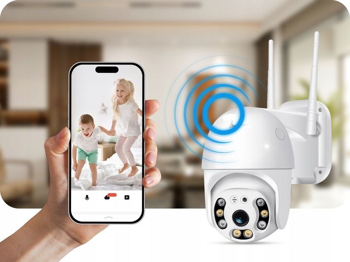 KAMERA WIFI IP SMART OBROTOWA ZEWNĘTRZNA 1080p FULL HD 2MP ZOOM 4x DETEKCJA zdjęcie 10