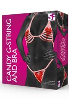 spencer & fleetwood candy g-string and bra set