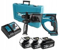 MŁOT UDAROWY OBROTOWY AKUMULATOROWY 18V 3*5.0AH DHR202RTE3 MAKITA