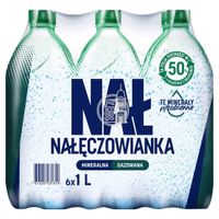 Nałęczowianka Naturalna woda mineralna gazowana 1l x 6 sztuk
