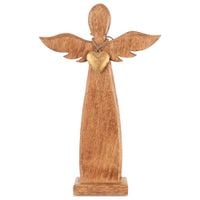Figurka drewniana anioł MANGO 42 cm