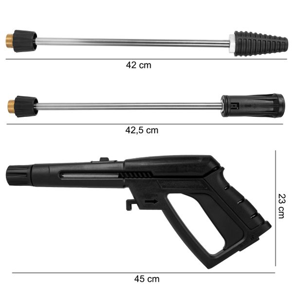 Pistolet Lanca Regulowana + Turbo Zestaw Do Myjki Ciśnieniowej Maltec zdjęcie 2