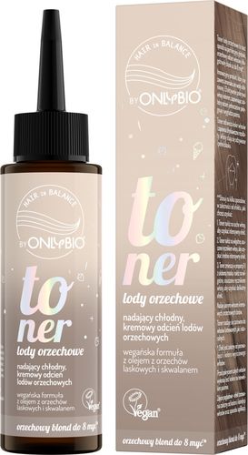 ONLYBIO HAIR IN BALANCE TONER DO WŁOSÓW KOLOR LODÓW ORZECHOWYCH 100 ML na Arena.pl