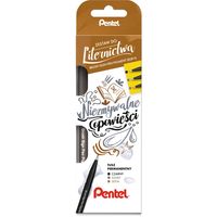 ZESTAW DO LITERNICTWA BRUSH SIGN PEN SES15 3 KOL PENTEL NIEZMYWALNE