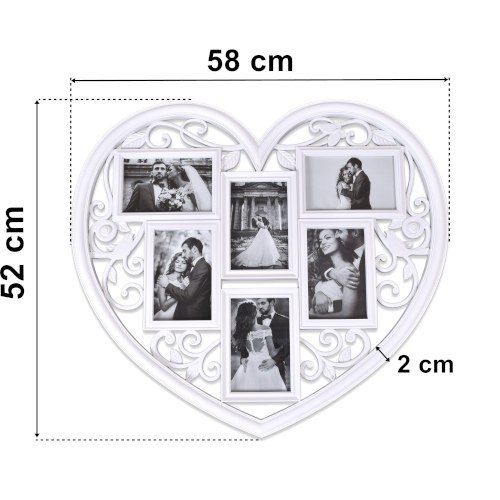 Fotoramka na 6 zdjęć Breva biała na Arena.pl