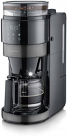 SEVERIN KA 4830 ekspres do kawy przelewowy z młynkiem 900W 1,25L szklany