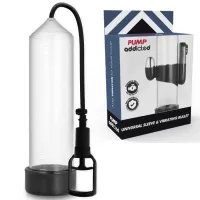 pump addicted rx7 przezroczysty system prożniowy z wibracją abs+silikon