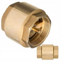 ZAWÓR ZWROTNY KIERUNKOWY MOSIĘŻNY GRZYBKIEM TRZPIEŃ Ø 1" DN25 SOLIDNY MOCNY