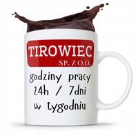 Dla Tirowca Kierowcy Kubek Tirowiec Sp. Z O.o. Z Nadrukiem Ze Zdjęciem