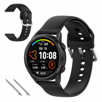Pasek do Huawei Watch GT Runner 2 opaska silikon bransoleta czarny 20mm