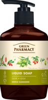 GREEN PHARMACY Mydło w płynie Oliwa + Jagody goji 460 ml