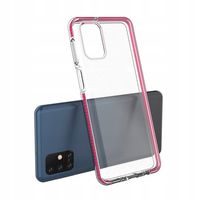 spring case etui obudowa z ramką do samsung galaxy m51 jasnoniebieski