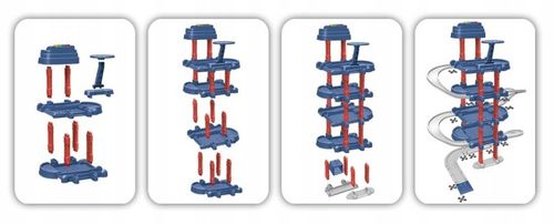 PARKING GARAŻ TOR SAMOCHODOWY Z WINDĄ DUŻY ZESTAW DLA DZIECI + AUTA na Arena.pl