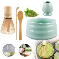 ZESTAW DO MATCHY Z MIOTEŁKA DO MATCHY I ŁYŻKĄ, JAPOŃSKA HERBATA MATCHA