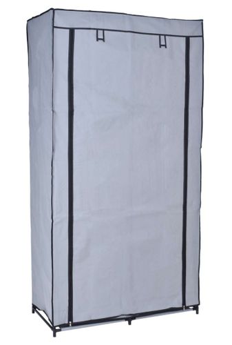 Szafka tekstylna z 6 półkami Mira - szara na Arena.pl