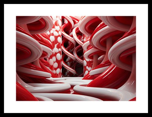 Plakat 29,7x21cm Czerwone Wiry na Arena.pl