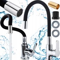 Bateria kuchenna stojąca Renew Force BATERIA KUCHENNA Z ELASTYCZNĄ WYLEWKĄ