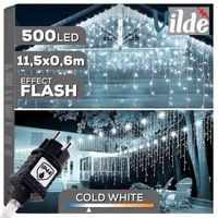 Kurtyna ŚWIETLNA girlanda świąteczna zewnętrzna ogrodowa lampki 500LED 11,5
