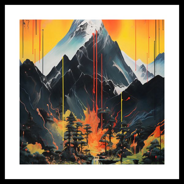 Plakat 30x30cm Górska Alchemia zdjęcie 3