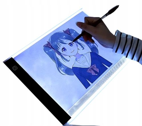 TABLET GRAFICZNY XL LED - PREZENT NA ŚWIĘTA - DESKA KREŚLARSKA PODŚWIETLANA na Arena.pl