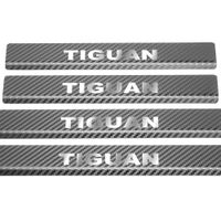 Listwa progowa VOLKSWAGEN TIGUAN MK2 Stal nierdzewna 304 carbon 4szt