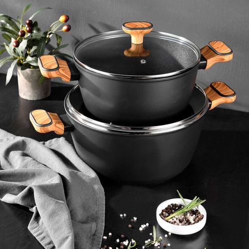 garnek multiclad 24cm z pokrywą bergner bg-56037 charcoal na Arena.pl