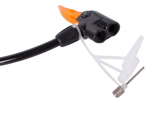 POMPKA SAMOCHODOWA NOŻNA DWUTŁOKOWA KOŃCOWKI ROWER AUTO DO PIŁEK MATERACA na Arena.pl