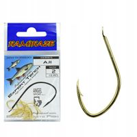Haczyk Haczyki KAMIKAZE AJI Nr 2 (10szt) złote
