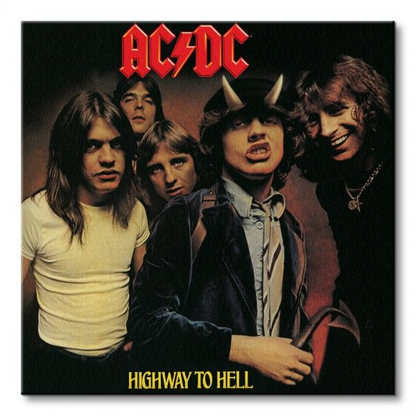 AC/DC (Highway to Hell) - Obraz na płótnie 40x40 zdjęcie 2