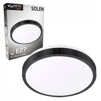 Plafon LED 2xE27 NATYNKOWY panel CZUJNIK RUCHU sufitowy