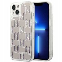 2 x Etui Karl Lagerfeld KLHCP14SLMNMS iPhone 14 6,1" hardcase srebrny/silve