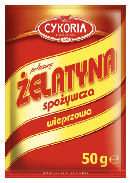 CYKORIA ŻELATYNA SPOŻYWCZA 50G zdjęcie 1