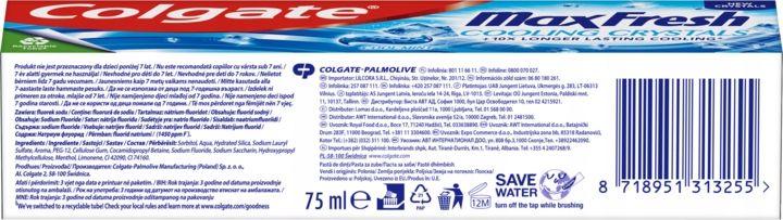 COLGATE MAX FRESH COOLING CRYSTALS PASTA DO ZĘBÓW 75 ML zdjęcie 5