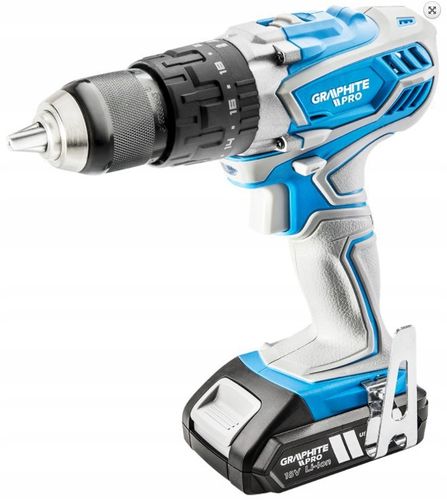 GRAPHITE PRO WIERTARKO-WKRĘTARKA UDAR 2*18V/2,5AH na Arena.pl