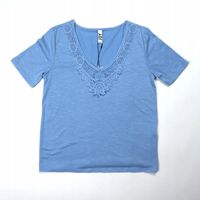 JDY T-shirt Damski Niebieski rozmiar XXS