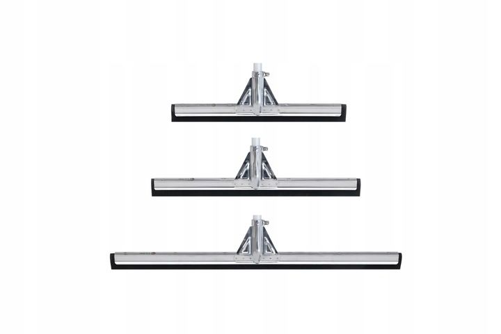 Ściągaczka do wody podłóg 55 cm CLINN stal nierdzewna + trzonek drewniany zdjęcie 2